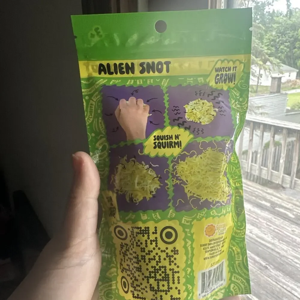 NEW BAG SQUISHY sensory fidget WIGGLE Alien - NOT CANDY